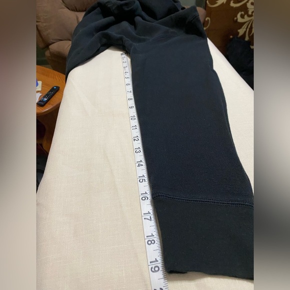 Polo Ralph Lauren Mens XL Black Thermal Sleepwear Shirt Top with Red Polo Logo. - Picture 6 of 7